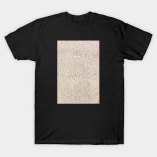 White Fine Detail Painted Wall Texture T-Shirt